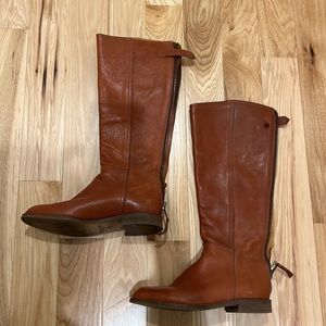 Madewell Tall Riding Boots in Chestnut